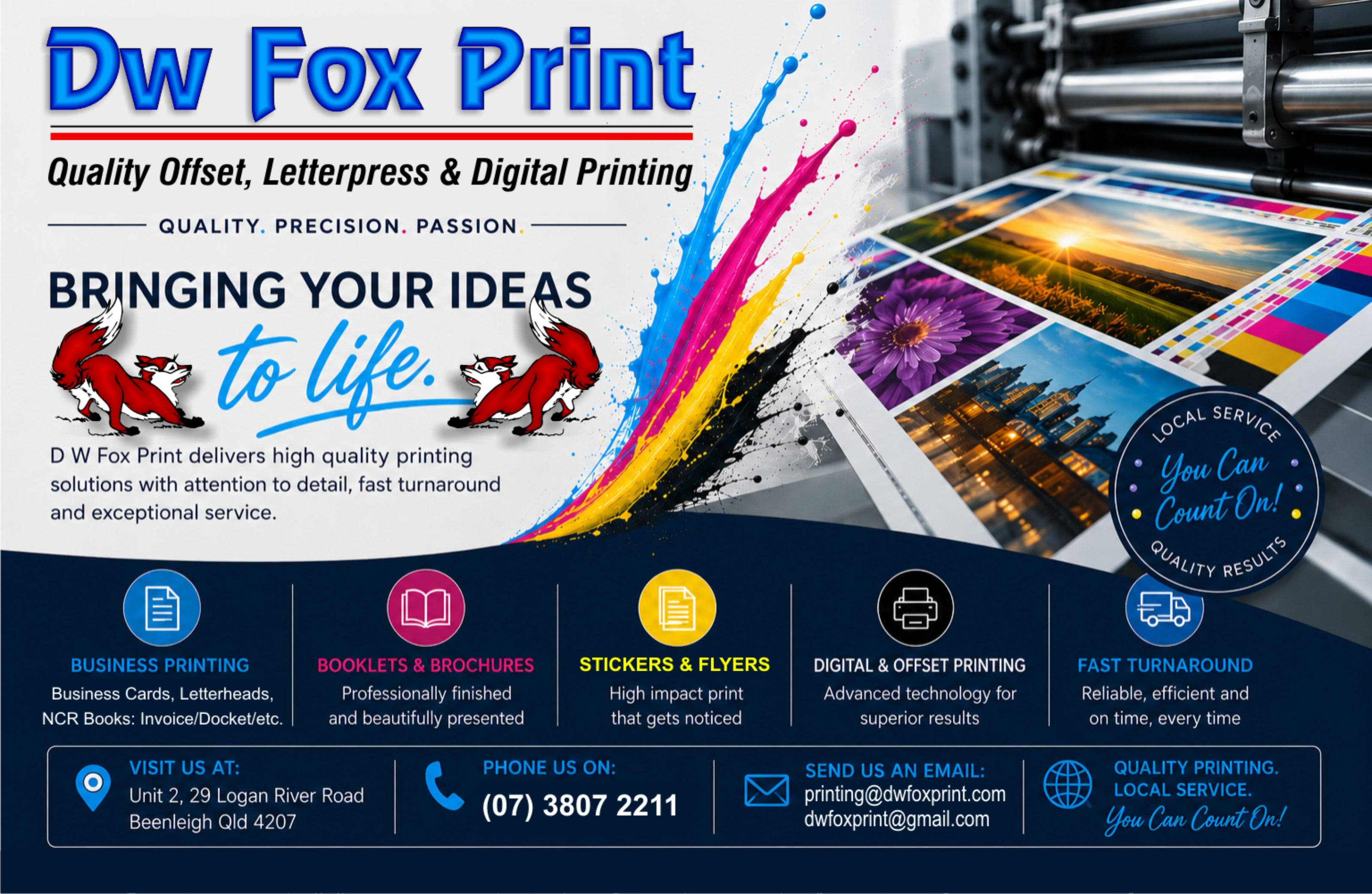 Dw Fox Print - Bringing your ideas to life